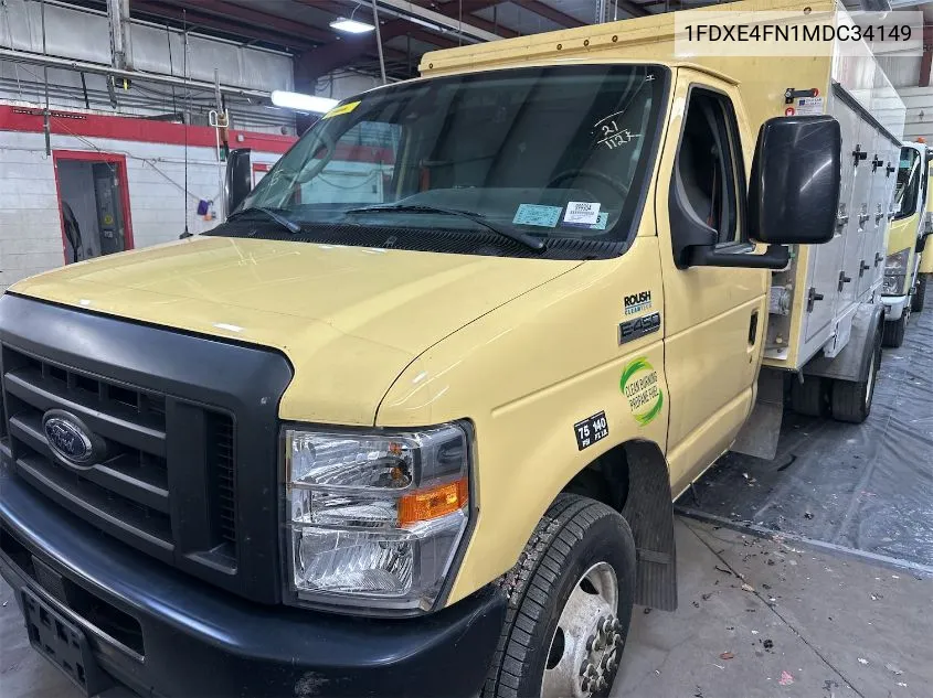 2021 Ford E-450 Cutaway VIN: 1FDXE4FN1MDC34149 Lot: 40685591