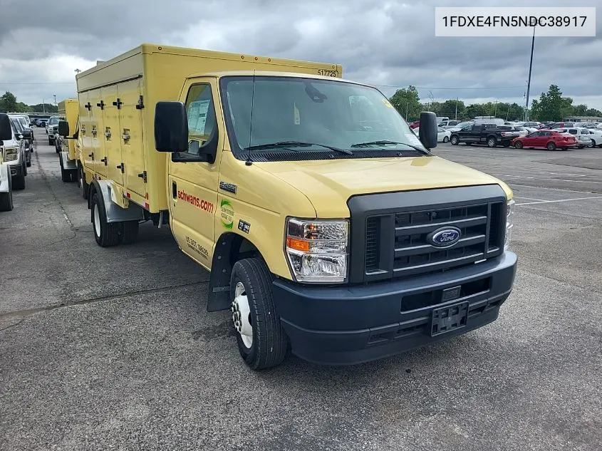 2022 Ford E-450 Cutaway VIN: 1FDXE4FN5NDC38917 Lot: 40417915