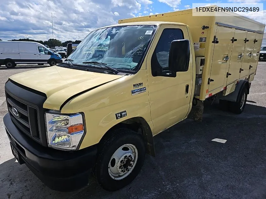 1FDXE4FN9NDC29489 2022 Ford E-450 Cutaway