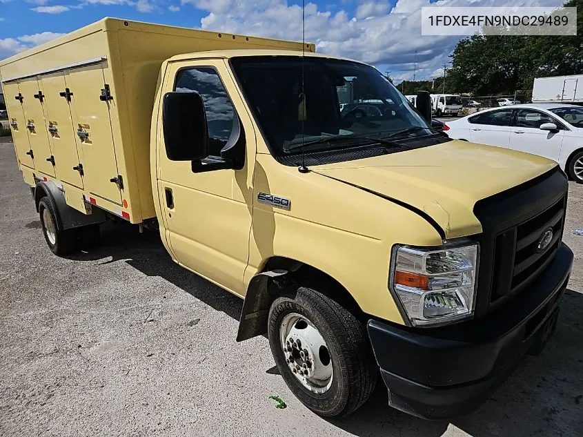 1FDXE4FN9NDC29489 2022 Ford E-450 Cutaway