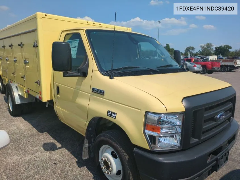 2022 Ford E-450 Cutaway VIN: 1FDXE4FN1NDC39420 Lot: 40535385