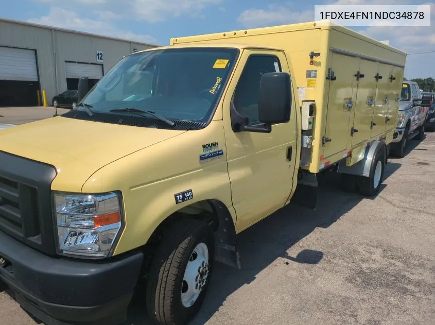 1FDXE4FN1NDC34878 2022 Ford E-450 Cutaway