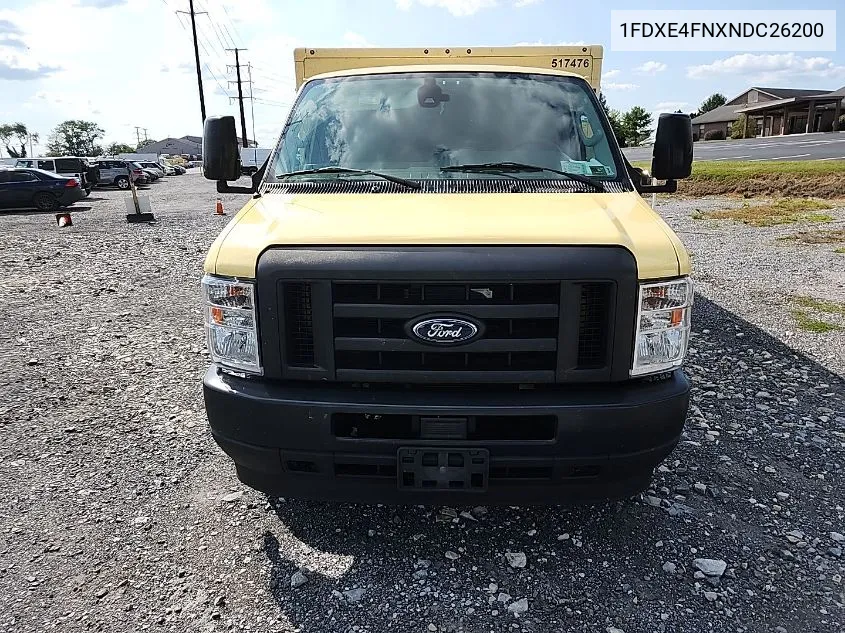 2022 Ford E-450 Cutaway VIN: 1FDXE4FNXNDC26200 Lot: 40709447