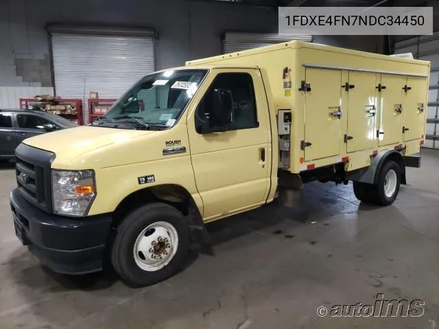 1FDXE4FN7NDC34450 2022 Ford E450 Super Duty Refrigerated Truck