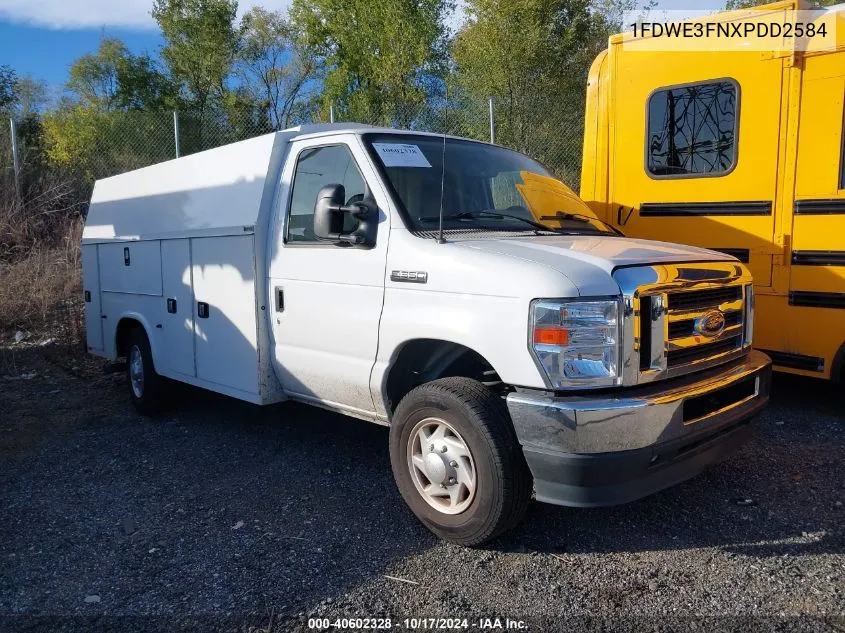 2023 Ford Econoline E350 Super Duty Cutaway V VIN: 1FDWE3FNXPDD2584 Lot: 40602328