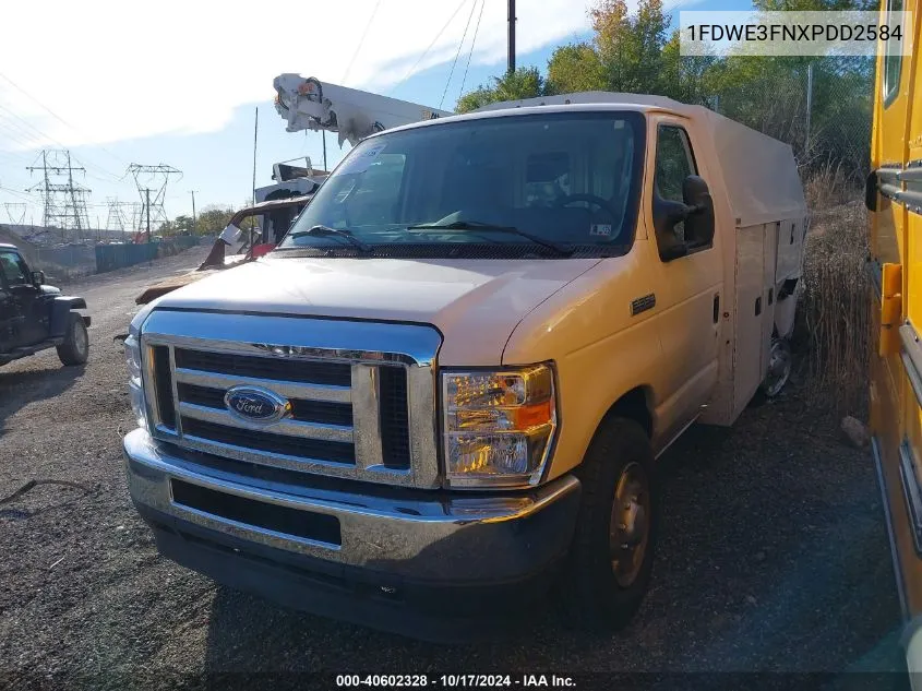 2023 Ford Econoline E350 Super Duty Cutaway V VIN: 1FDWE3FNXPDD2584 Lot: 40602328