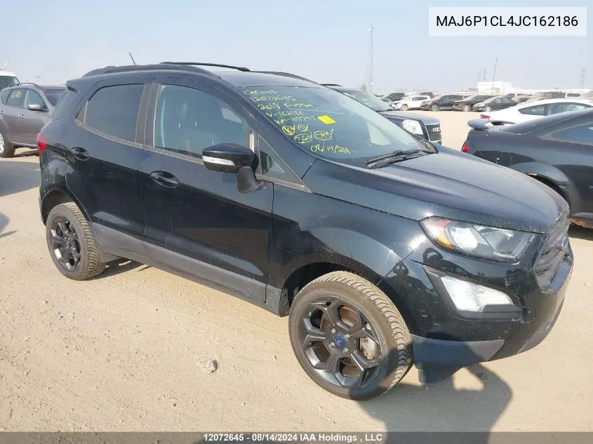 2018 Ford Ecosport Ses VIN: MAJ6P1CL4JC162186 Lot: 12072645