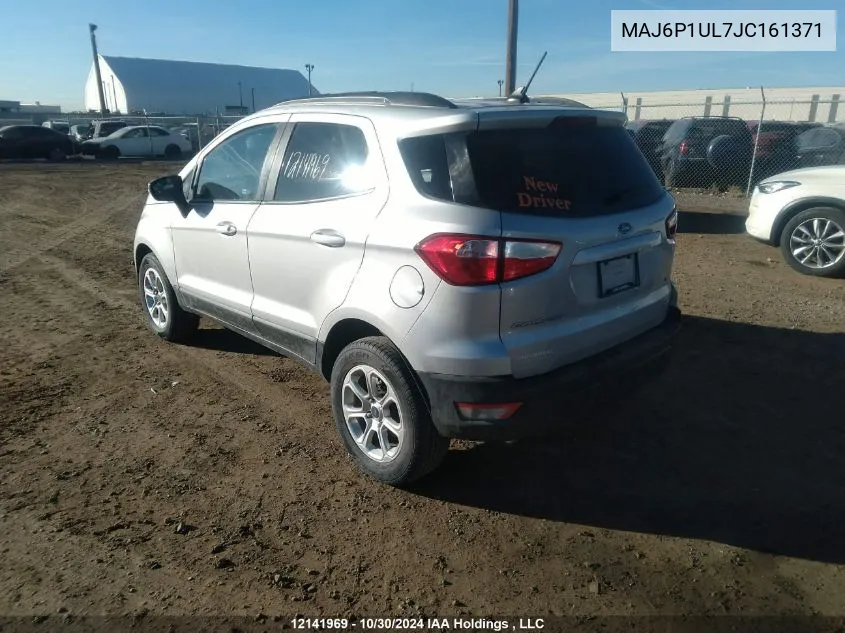 2018 Ford Ecosport Se VIN: MAJ6P1UL7JC161371 Lot: 12141969