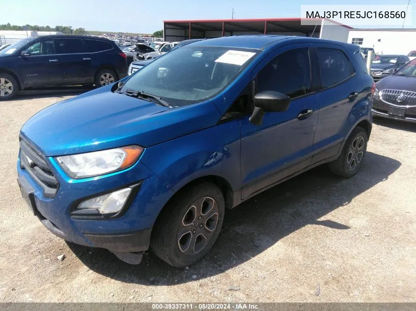 MAJ3P1RE5JC168560 2018 Ford Ecosport S