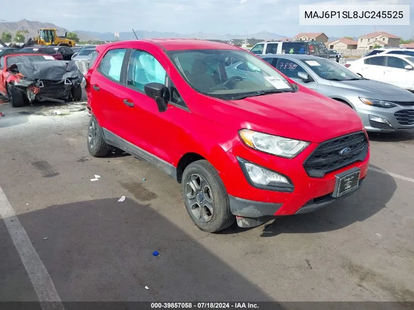 2018 Ford Ecosport S VIN: MAJ6P1SL8JC245525 Lot: 39857058