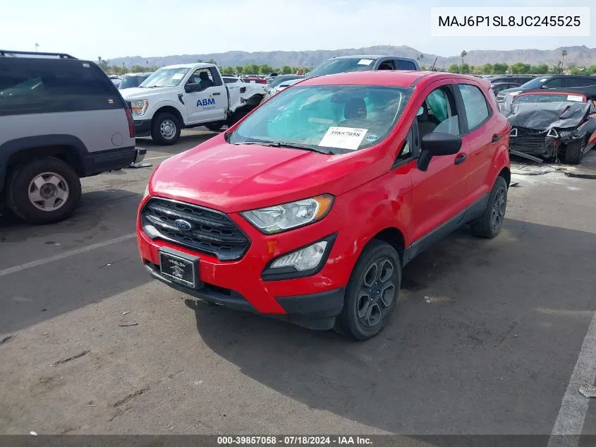 2018 Ford Ecosport S VIN: MAJ6P1SL8JC245525 Lot: 39857058