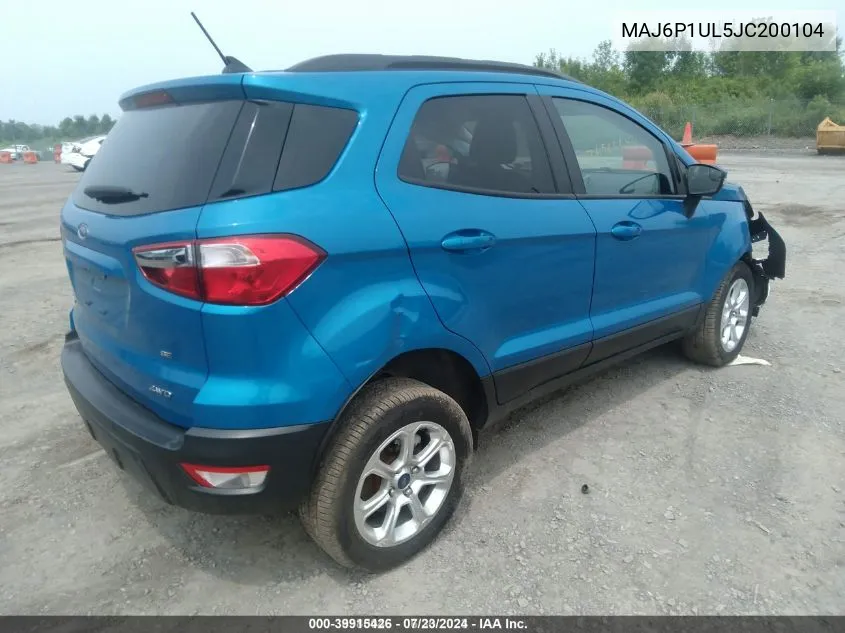 MAJ6P1UL5JC200104 2018 Ford Ecosport Se