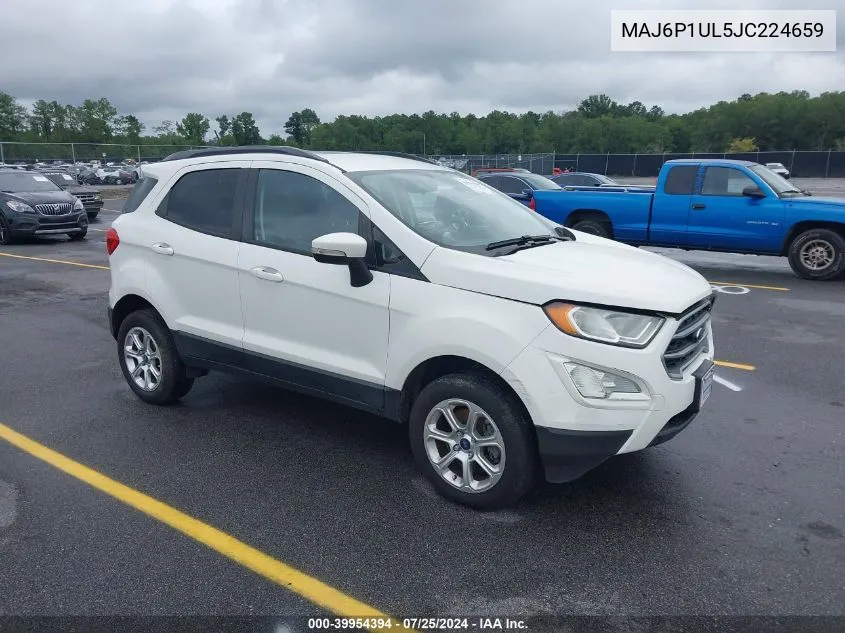 2018 Ford Ecosport Se VIN: MAJ6P1UL5JC224659 Lot: 39954394