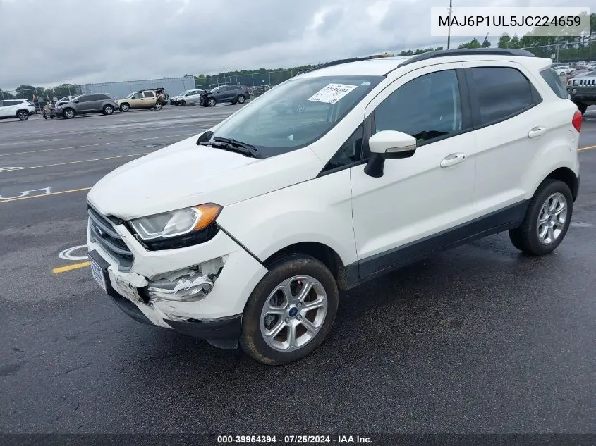 2018 Ford Ecosport Se VIN: MAJ6P1UL5JC224659 Lot: 39954394