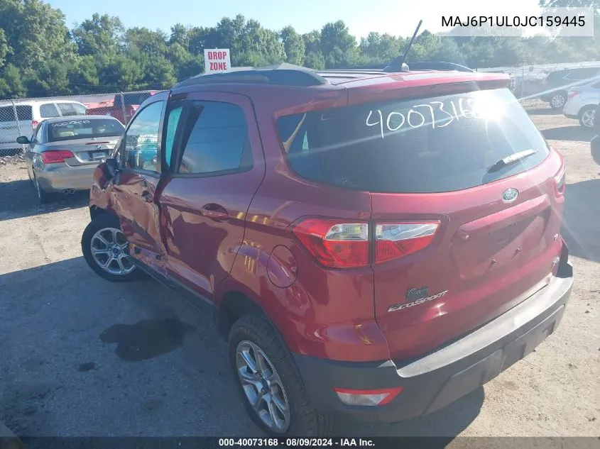 MAJ6P1UL0JC159445 2018 Ford Ecosport Se