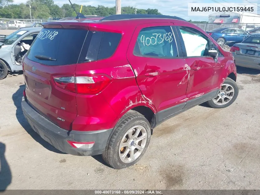 MAJ6P1UL0JC159445 2018 Ford Ecosport Se