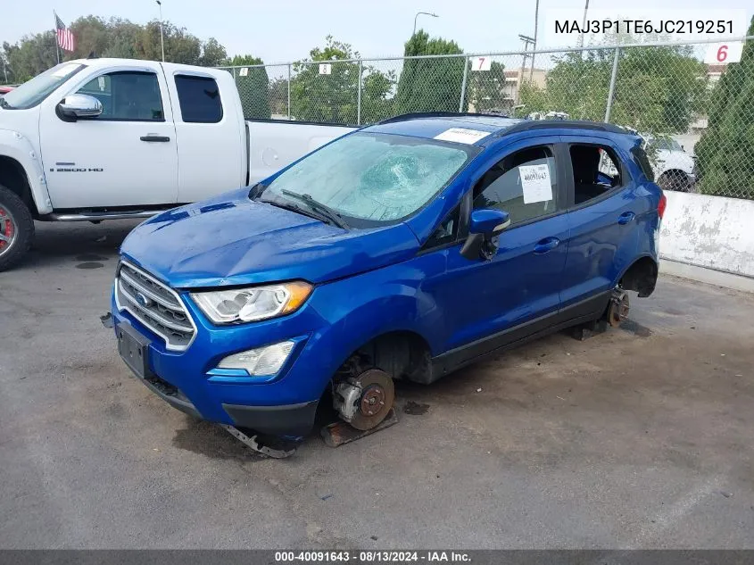 MAJ3P1TE6JC219251 2018 Ford Ecosport Se