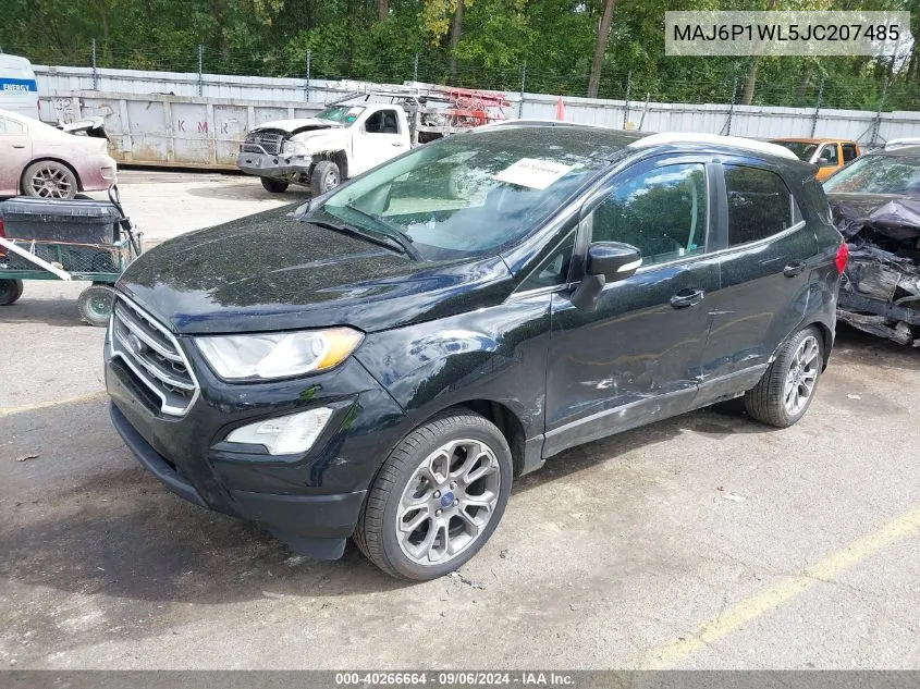 MAJ6P1WL5JC207485 2018 Ford Ecosport Titanium