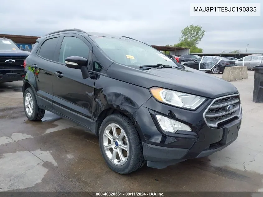 MAJ3P1TE8JC190335 2018 Ford Ecosport Se