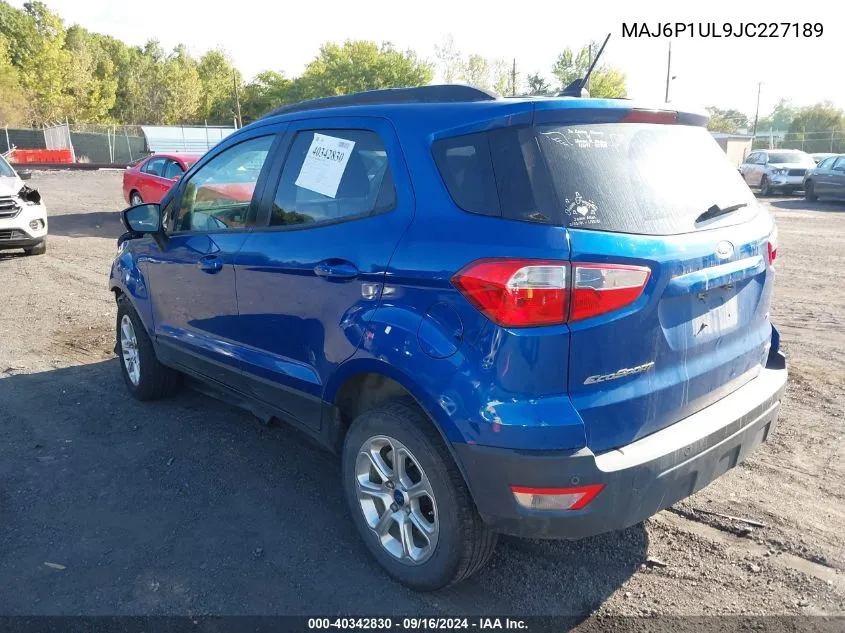 MAJ6P1UL9JC227189 2018 Ford Ecosport Se