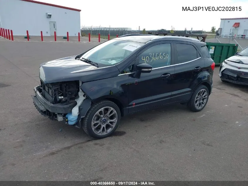 MAJ3P1VE0JC202815 2018 Ford Ecosport Titanium