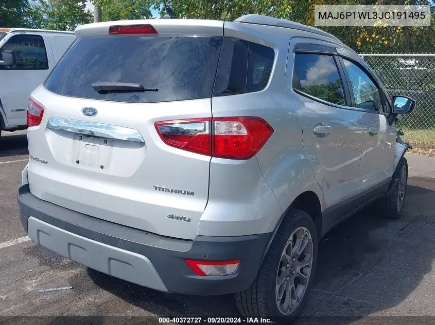 MAJ6P1WL3JC191495 2018 Ford Ecosport Titanium