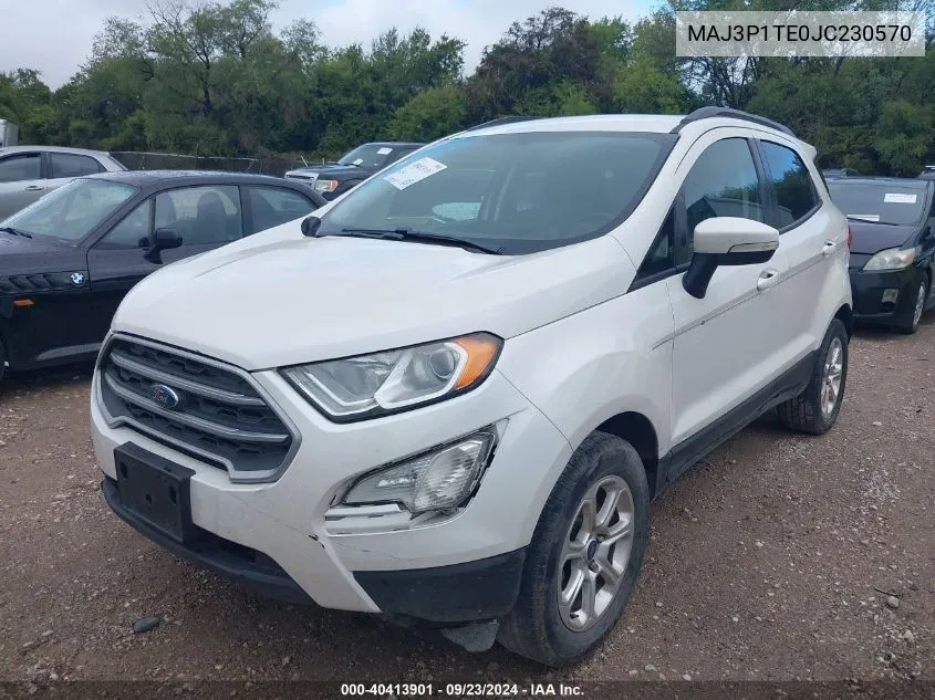 2018 Ford Ecosport Se VIN: MAJ3P1TE0JC230570 Lot: 40413901