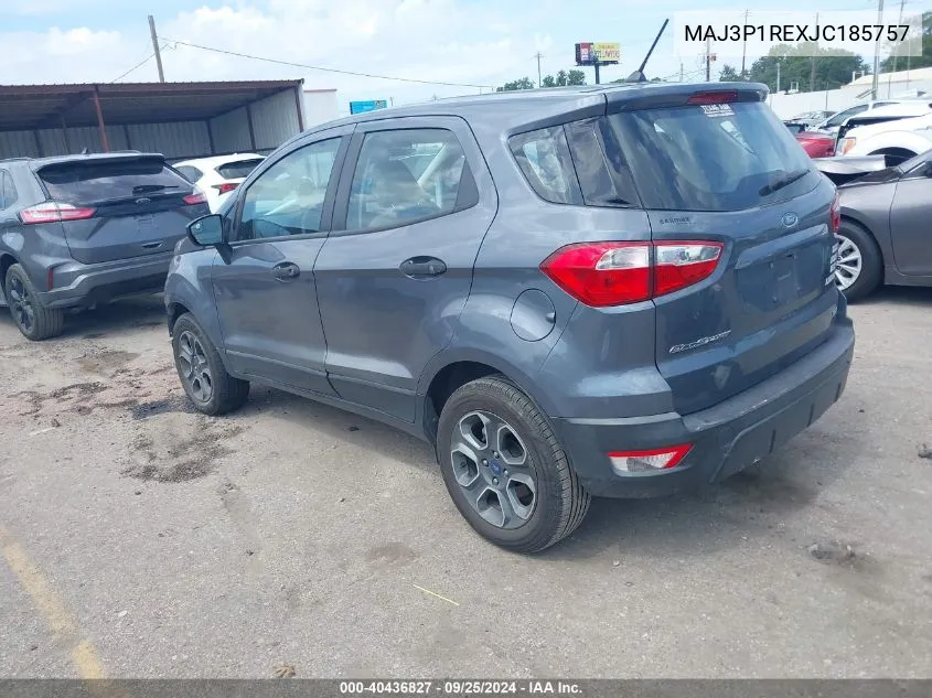 2018 Ford Ecosport S VIN: MAJ3P1REXJC185757 Lot: 40436827