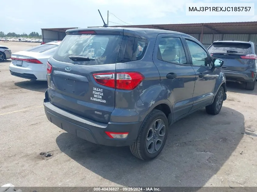 2018 Ford Ecosport S VIN: MAJ3P1REXJC185757 Lot: 40436827