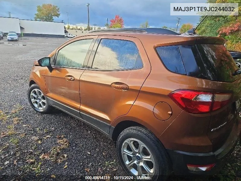 2018 Ford Ecosport Se VIN: MAJ3P1TE9JC244032 Lot: 40614719