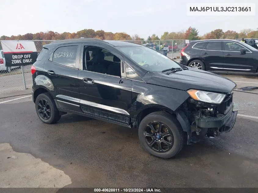 2018 Ford Ecosport Se VIN: MAJ6P1UL3JC213661 Lot: 40628811