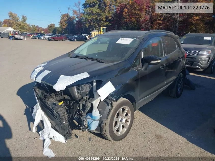 2018 Ford Ecosport Se VIN: MAJ6P1UL1JC229776 Lot: 40656299