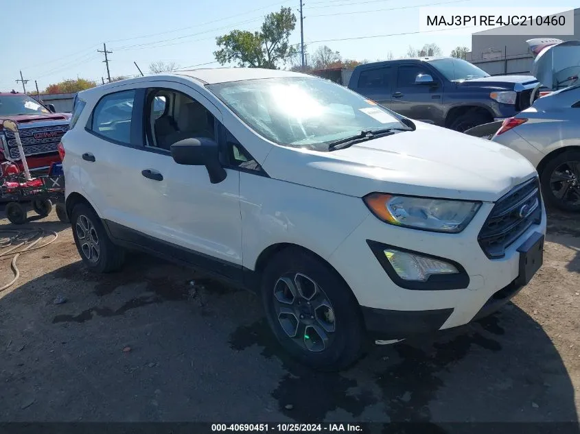 2018 Ford Ecosport S VIN: MAJ3P1RE4JC210460 Lot: 40690451