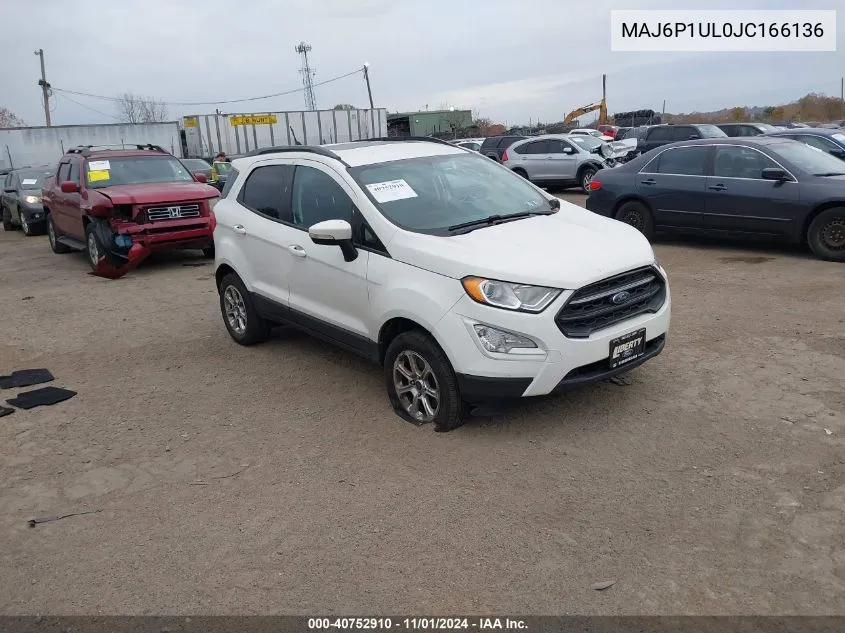 MAJ6P1UL0JC166136 2018 Ford Ecosport Se