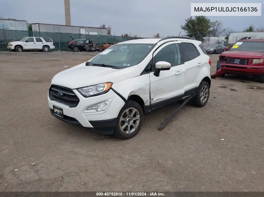 MAJ6P1UL0JC166136 2018 Ford Ecosport Se