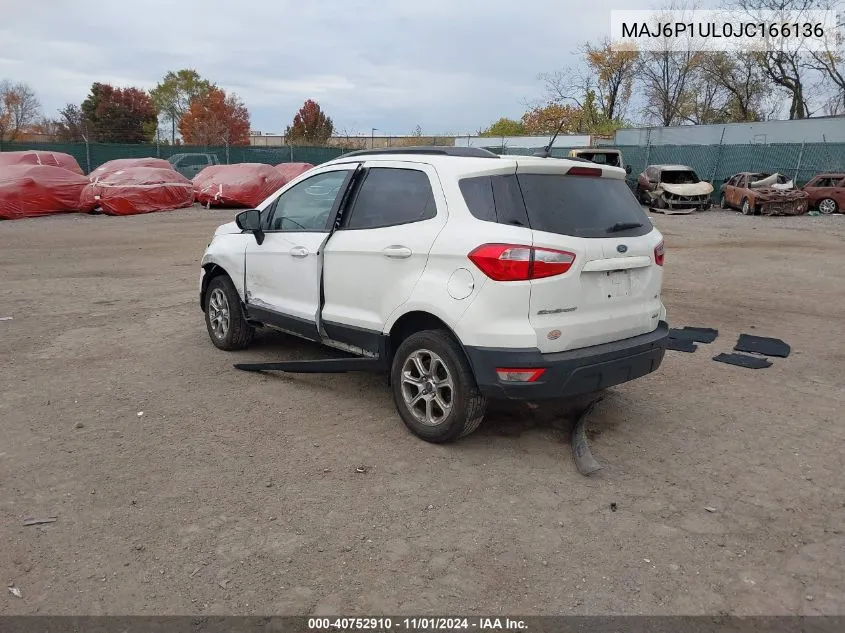 MAJ6P1UL0JC166136 2018 Ford Ecosport Se