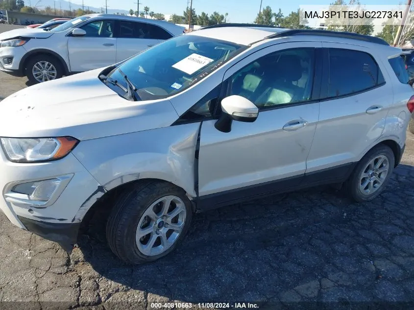 2018 Ford Ecosport Se VIN: MAJ3P1TE3JC227341 Lot: 40810663