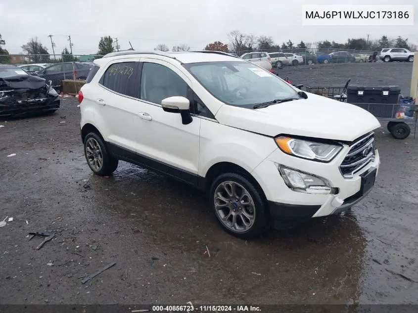 2018 Ford Ecosport Titanium VIN: MAJ6P1WLXJC173186 Lot: 40856723