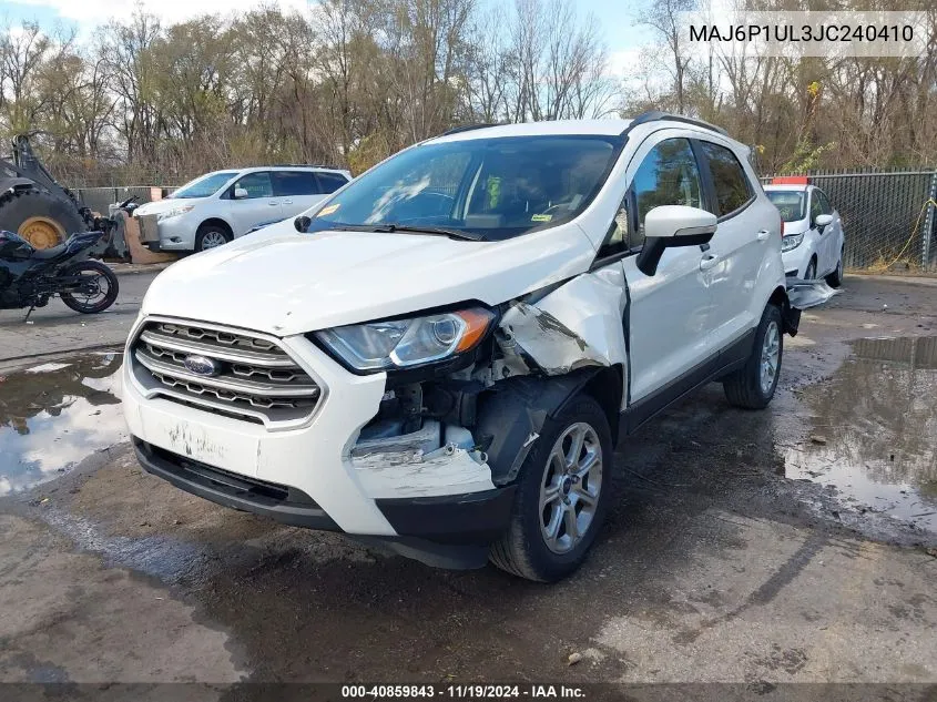 2018 Ford Ecosport Se VIN: MAJ6P1UL3JC240410 Lot: 40859843