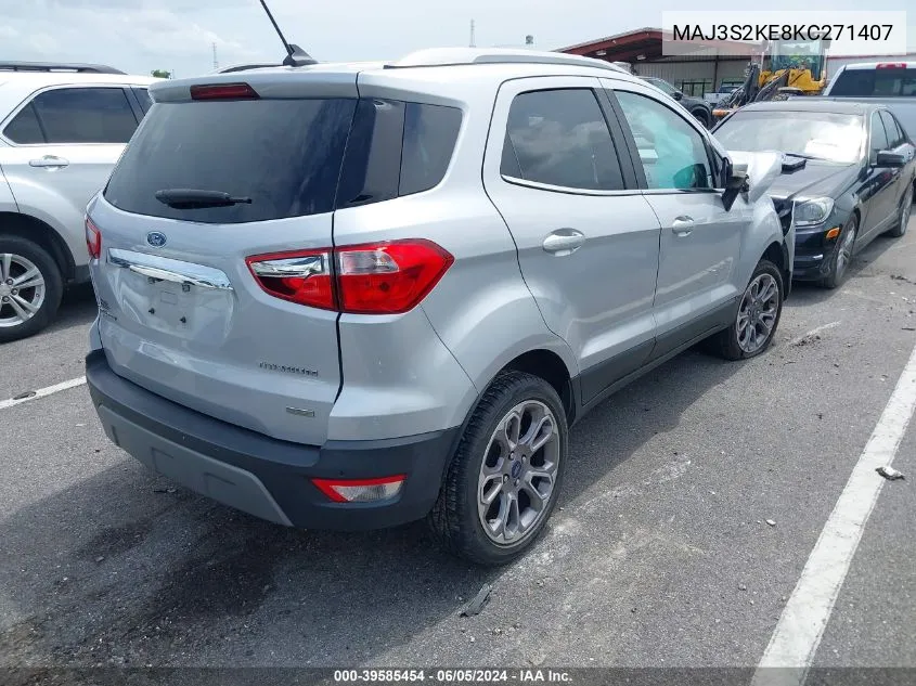 MAJ3S2KE8KC271407 2019 Ford Ecosport Titanium