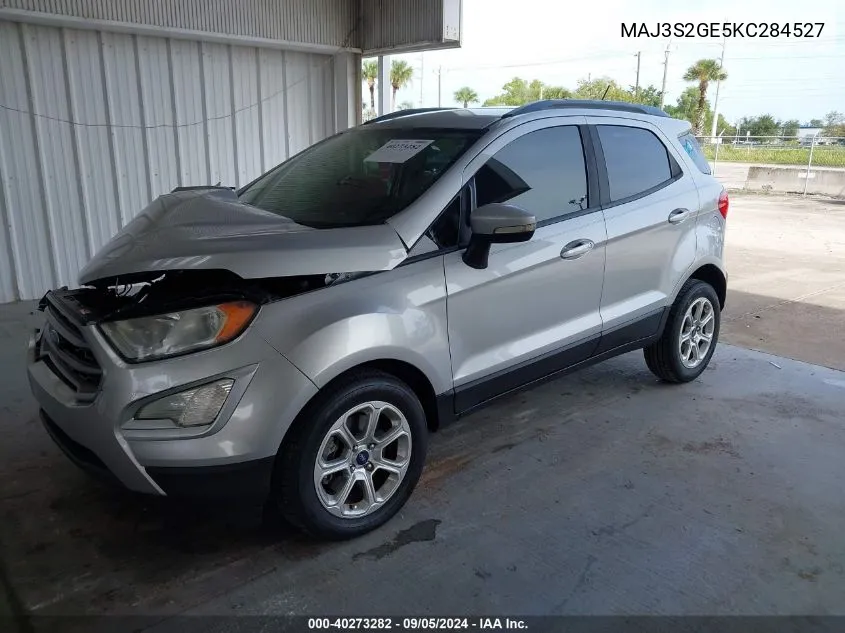 MAJ3S2GE5KC284527 2019 Ford Ecosport Se