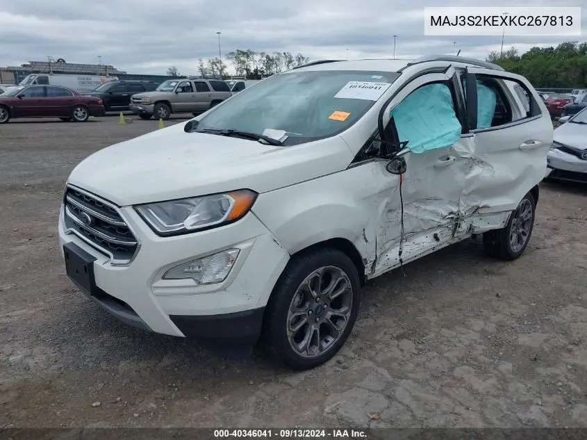 MAJ3S2KEXKC267813 2019 Ford Ecosport Titanium