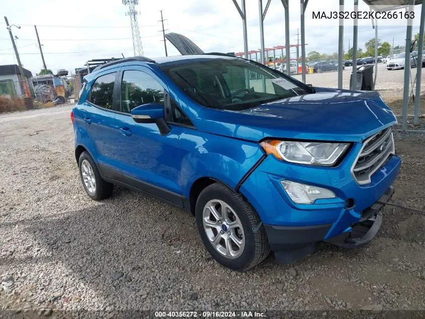 MAJ3S2GE2KC266163 2019 Ford Ecosport Se