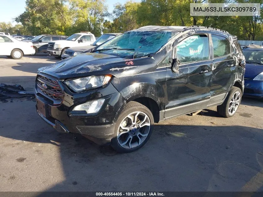 MAJ6S3JL5KC309789 2019 Ford Ecosport Ses