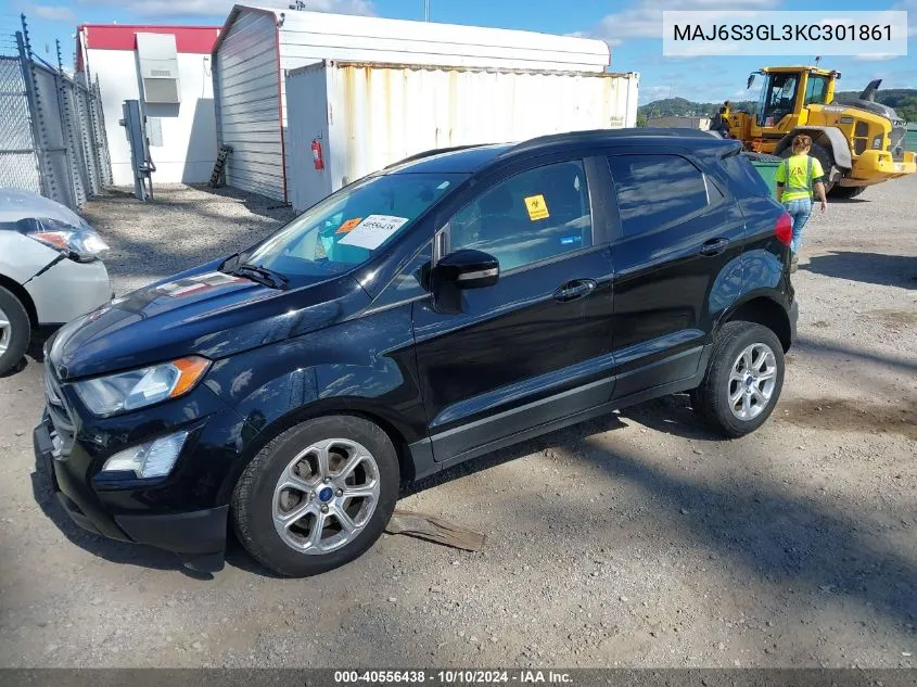 MAJ6S3GL3KC301861 2019 Ford Ecosport Se