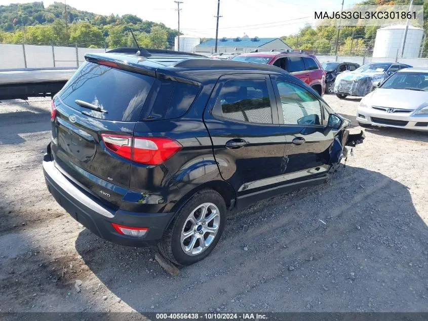 MAJ6S3GL3KC301861 2019 Ford Ecosport Se