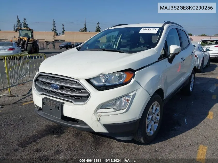 2019 Ford Ecosport Se VIN: MAJ3S2GE8KC290256 Lot: 40613391