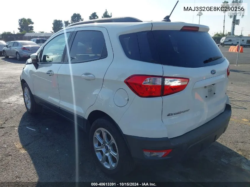 2019 Ford Ecosport Se VIN: MAJ3S2GE8KC290256 Lot: 40613391