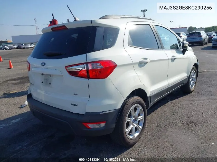 2019 Ford Ecosport Se VIN: MAJ3S2GE8KC290256 Lot: 40613391