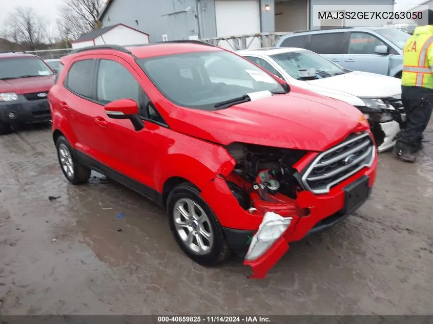 2019 Ford Ecosport Se VIN: MAJ3S2GE7KC263050 Lot: 40859825